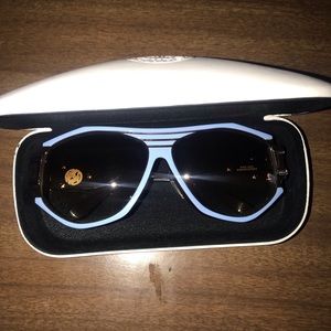 And Suns x claw money light blue sunglasses